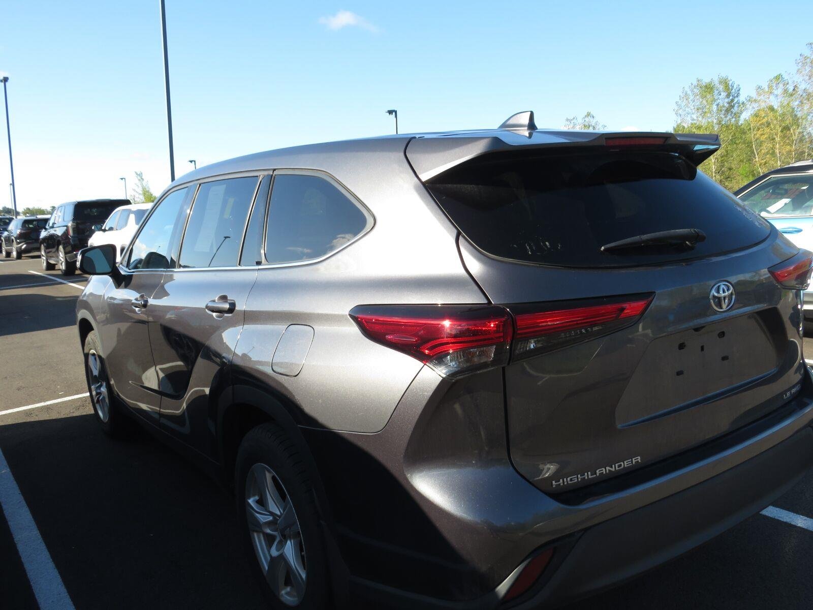 Used 2021 Magnetic Gray Metallic Toyota LE image 11