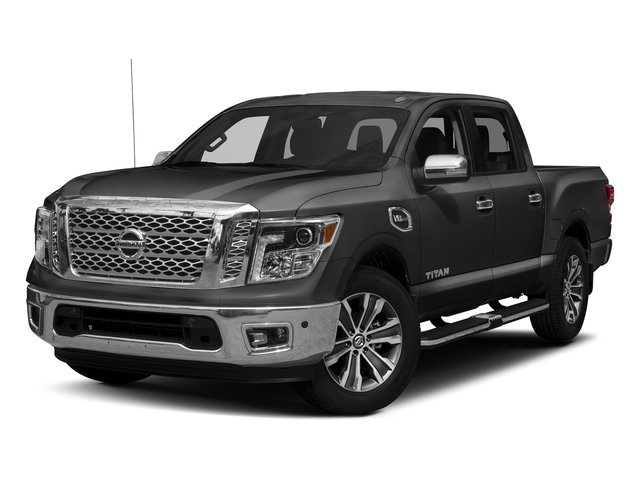 Gray (Gun Metallic) 2017 Nissan Titan Pickup Truck Four-Wheel Drive
