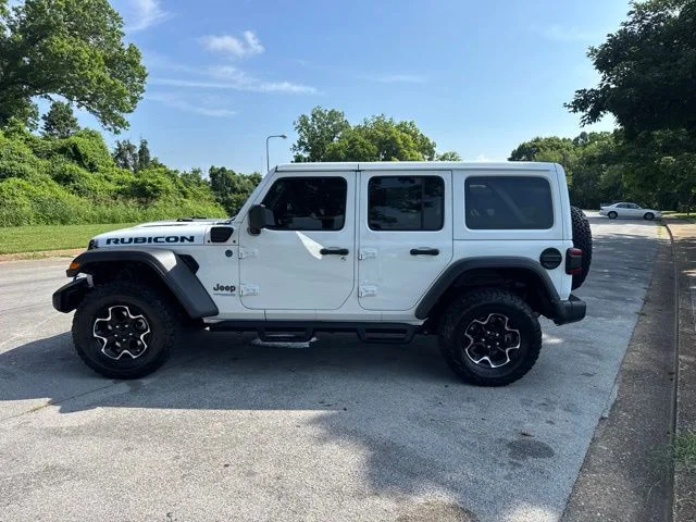 Used 2022 White Jeep Unlimited Rubicon 4xe image 4