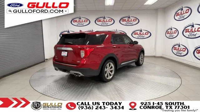 Certified Used 2020 Rapid Red Metallic Tinted Clearcoat Ford Platinum image 8