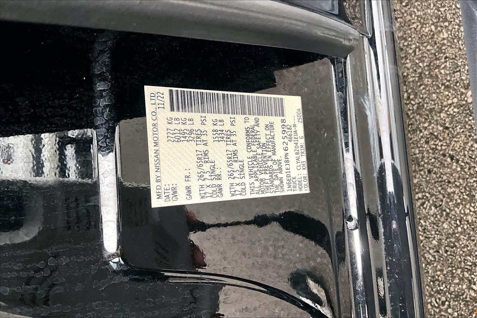 Used 2023 Super Black Nissan SV image 33