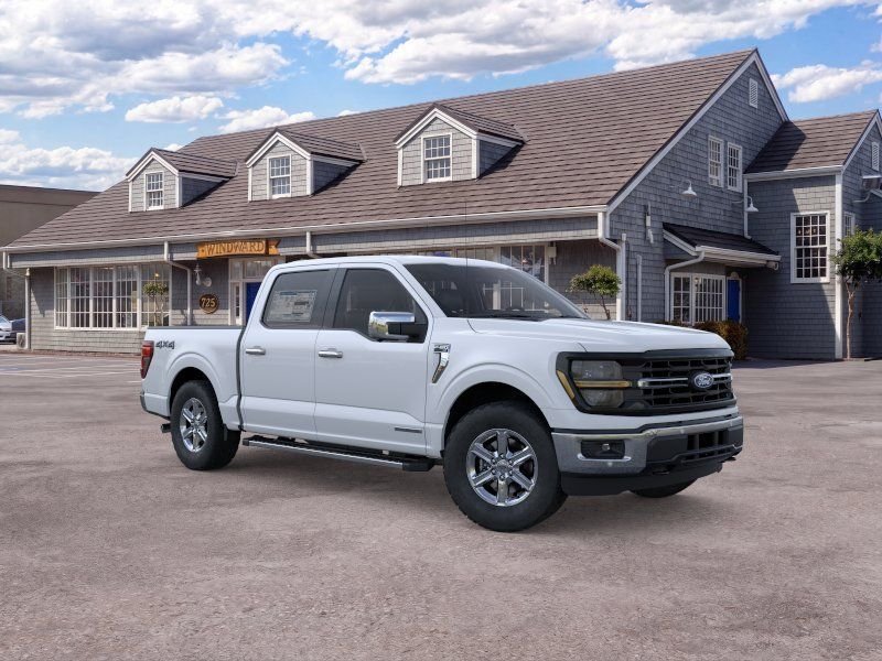 New 2025 Space White Metallic Ford XLT image 7