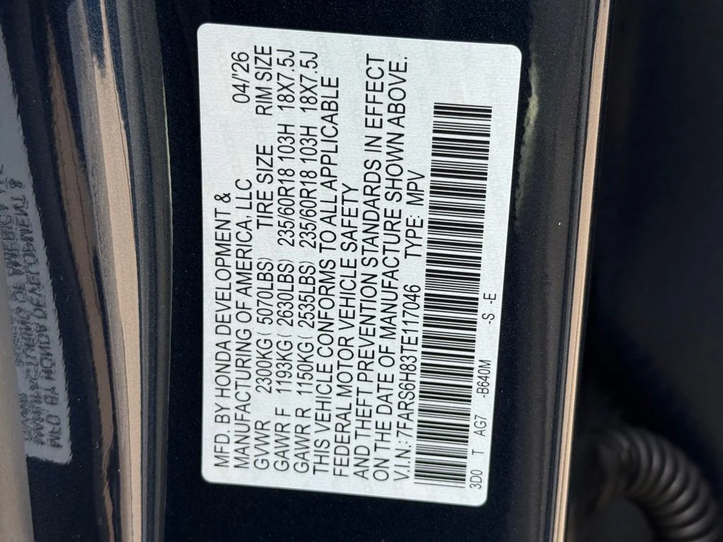 New 2026 Canyon River Blue Metallic Honda Sport-L image 28