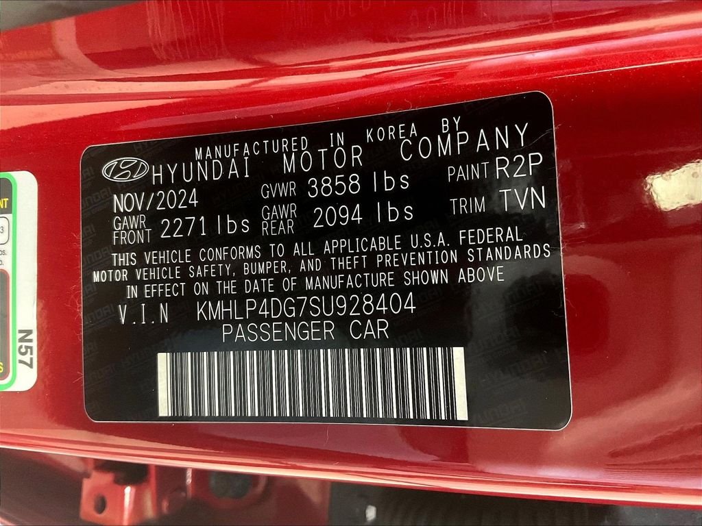 Used 2025 Red Hyundai Limited image 36