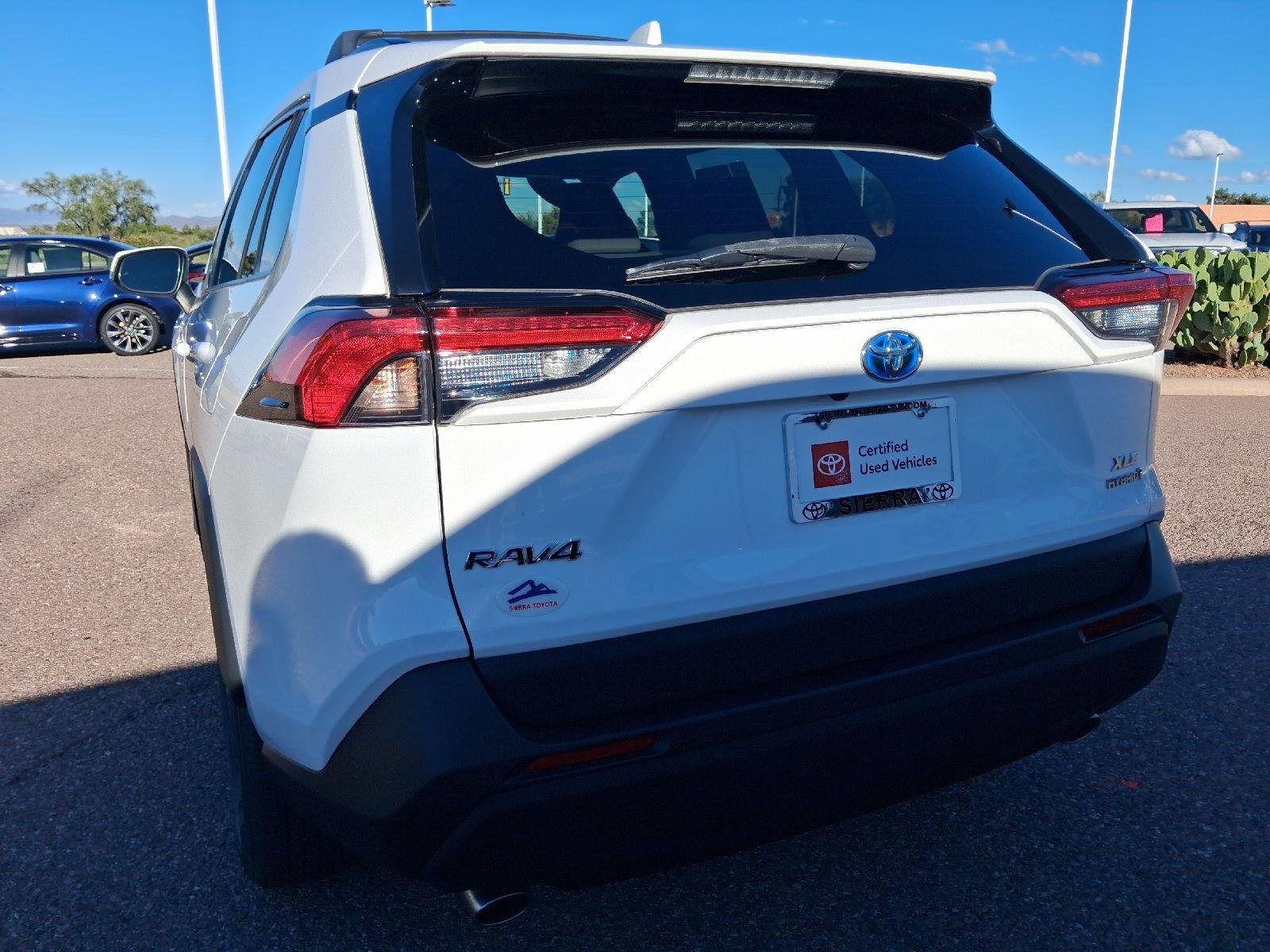 Certified Used 2021 Super White Toyota XLE image 13