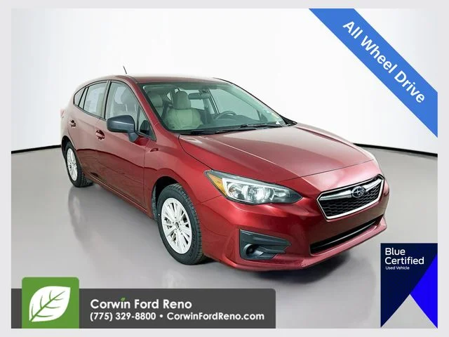 Certified Used 2019 Crimson Red Pearl Subaru 2.0i image 1