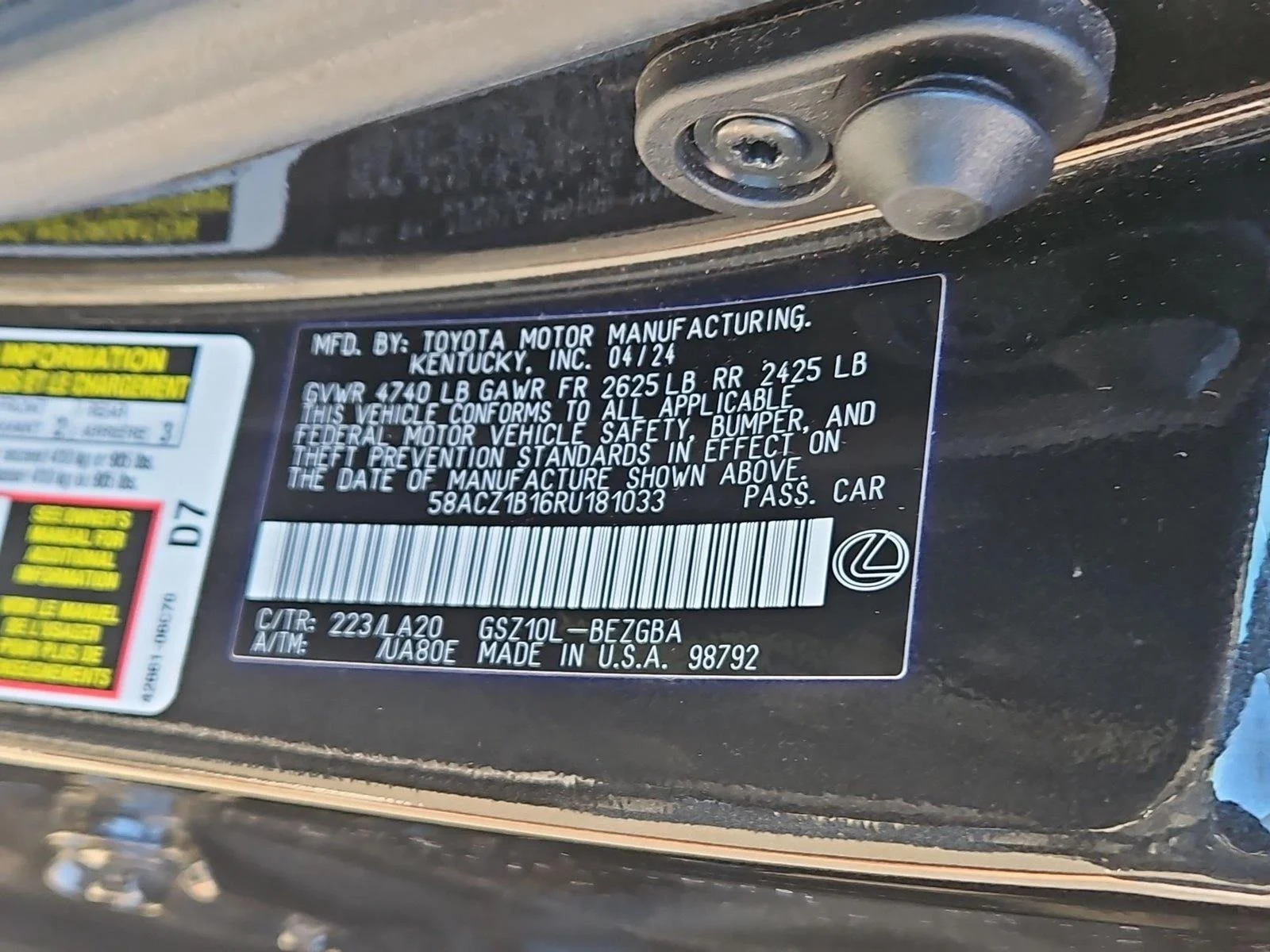 Used 2024 Caviar Lexus ES 350 image 26