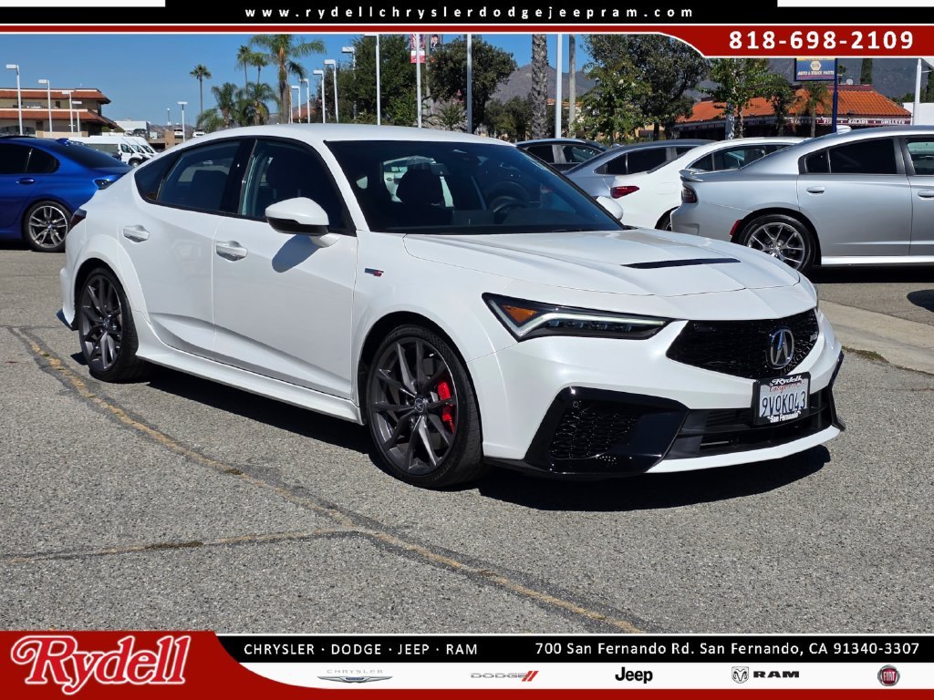 White 2025 Acura Integra Hatchback Front-Wheel Drive