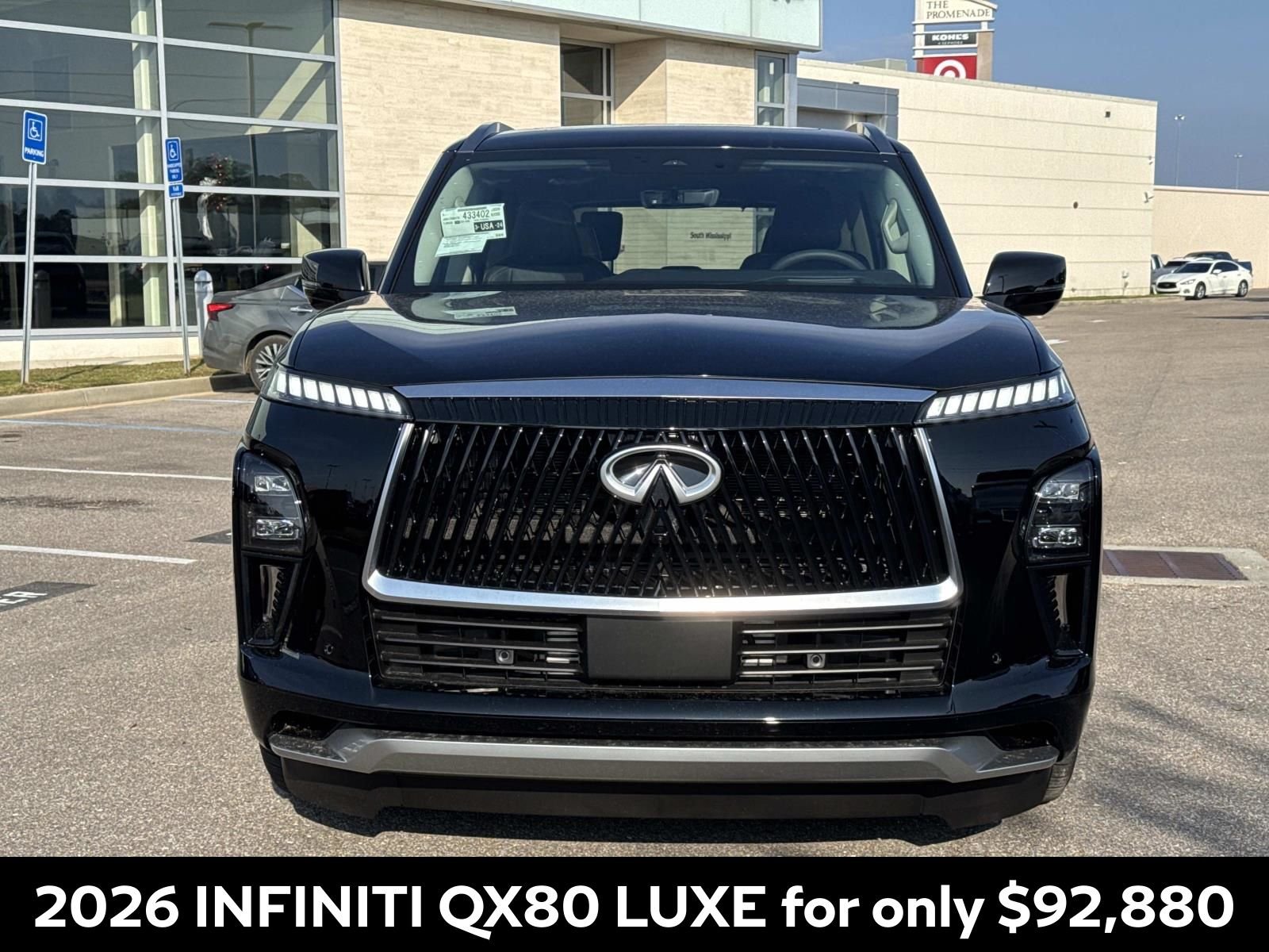 New 2026 BLACK OBSIDIAN INFINITI Luxe 4WD image 2