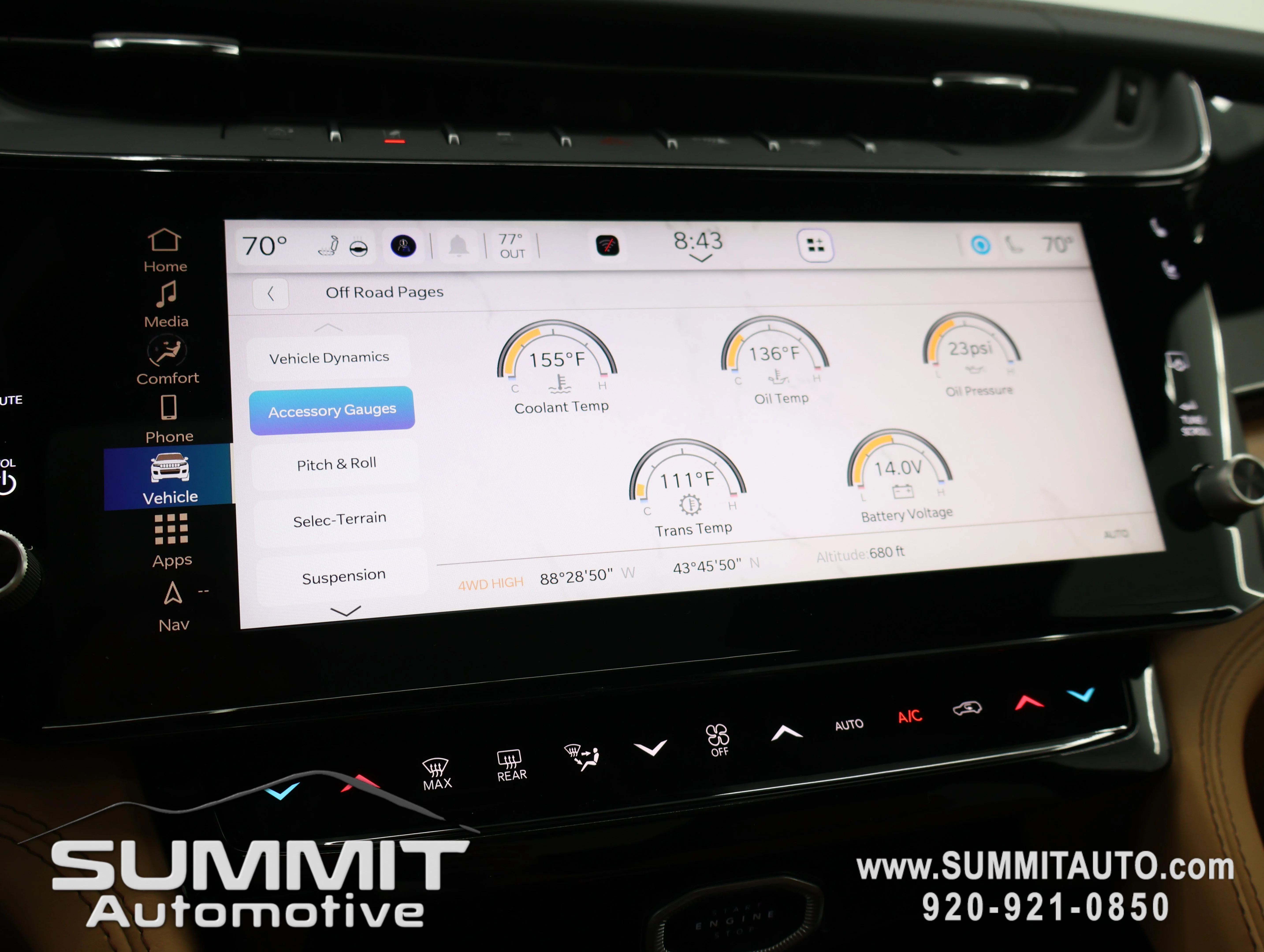 New 2026 Diamond Black Crystal Pearl-Coat Exterior Paint Jeep Summit image 74