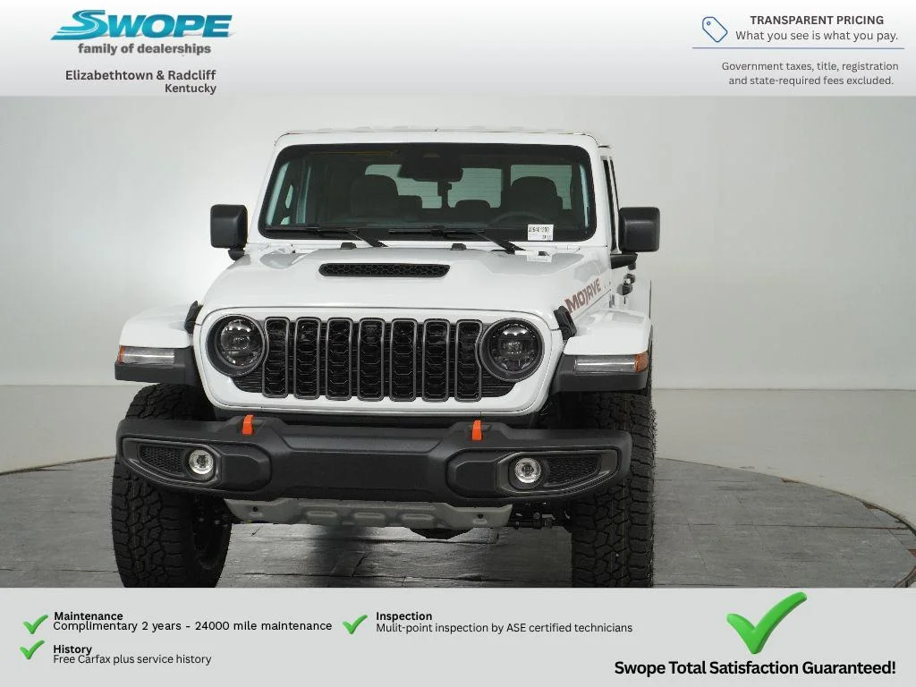 New 2026 Bright White Clear-Coat Exterior Paint Jeep Mojave image 8