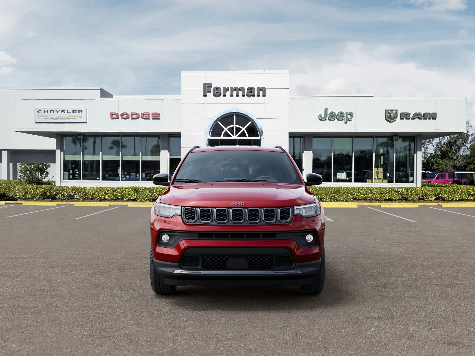 New 2026 Red Hot Pearl-Coat Exterior Paint Jeep Latitude image 36