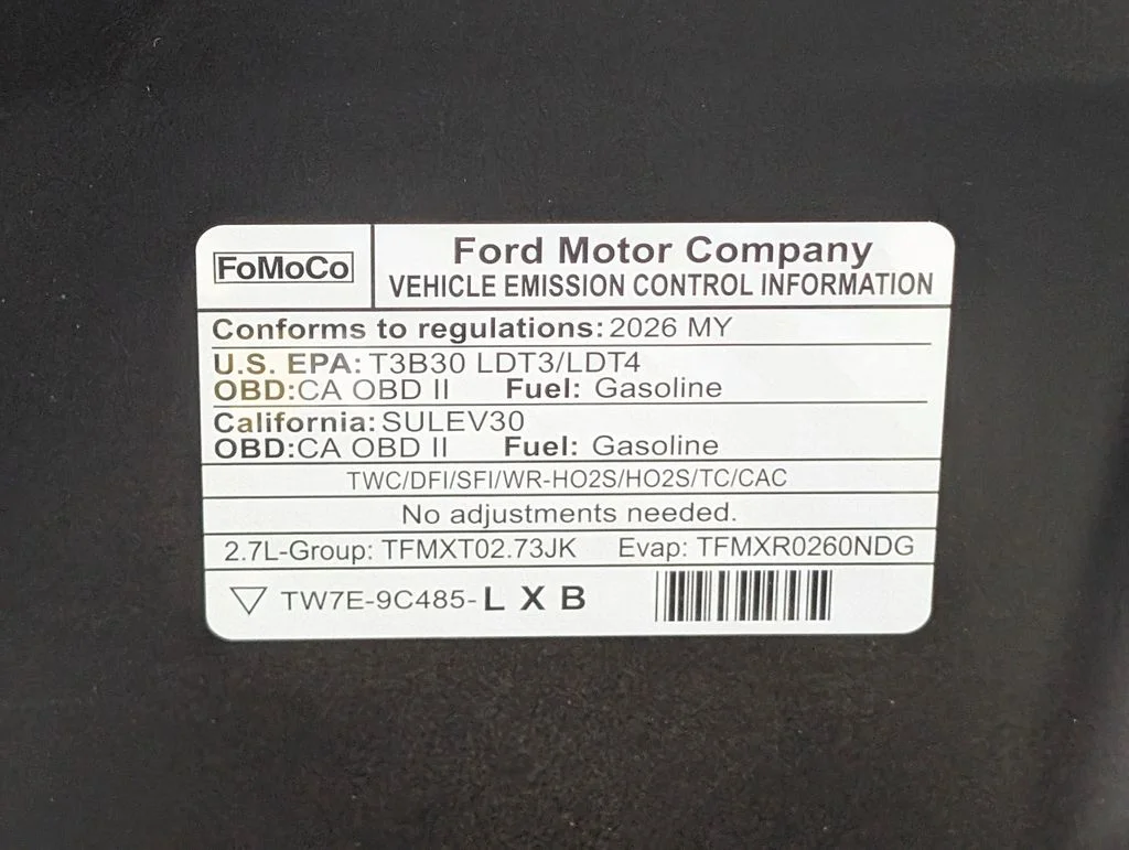 New 2026 Agate Black Metallic Ford STX® image 25