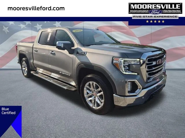 Used 2021 Gray GMC SLT image 1