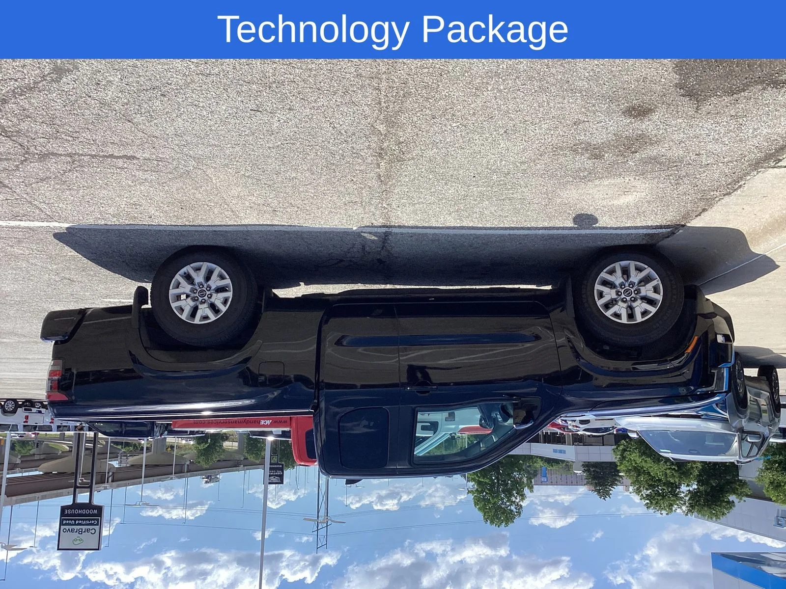 Certified Used 2022 Black Nissan SV image 2