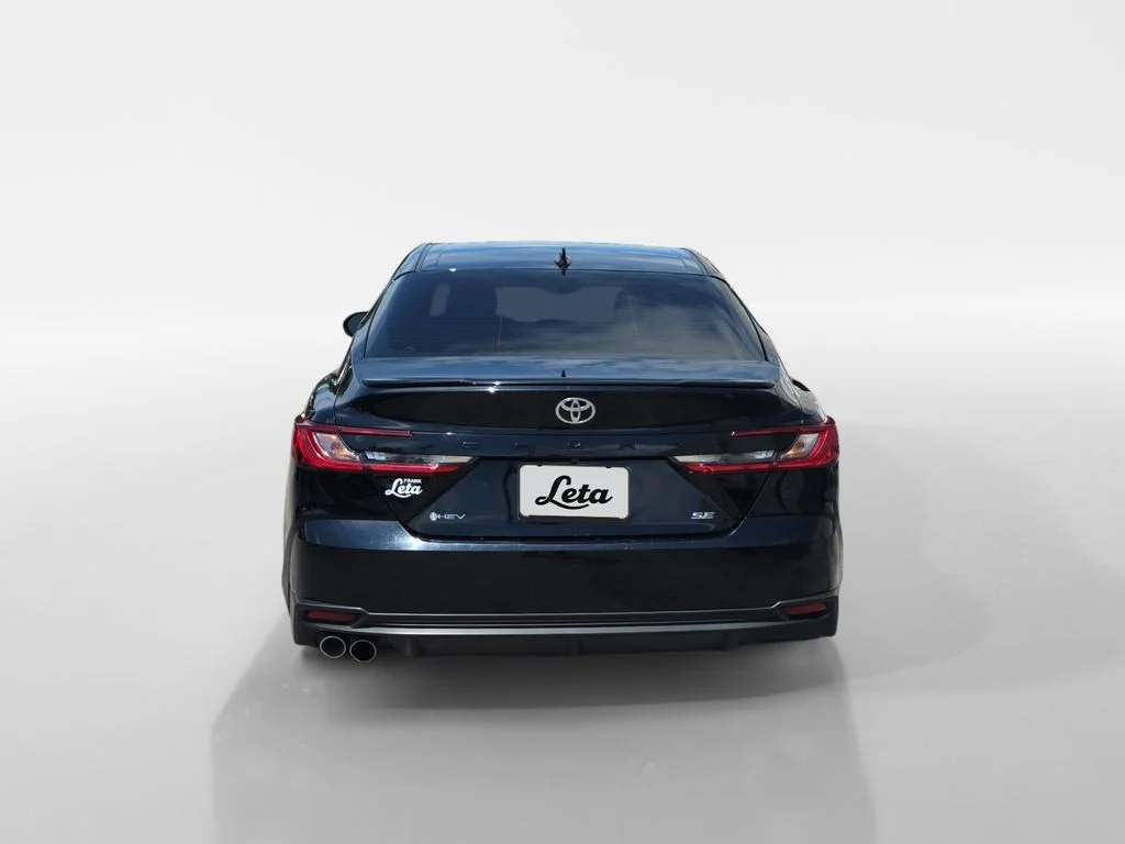Used 2025 Midnight Black Metallic Toyota SE image 5