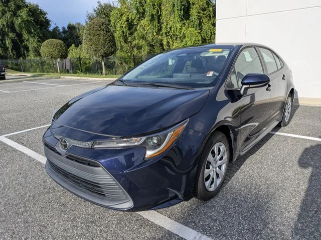 Certified Used 2024 Blue Toyota LE image 2