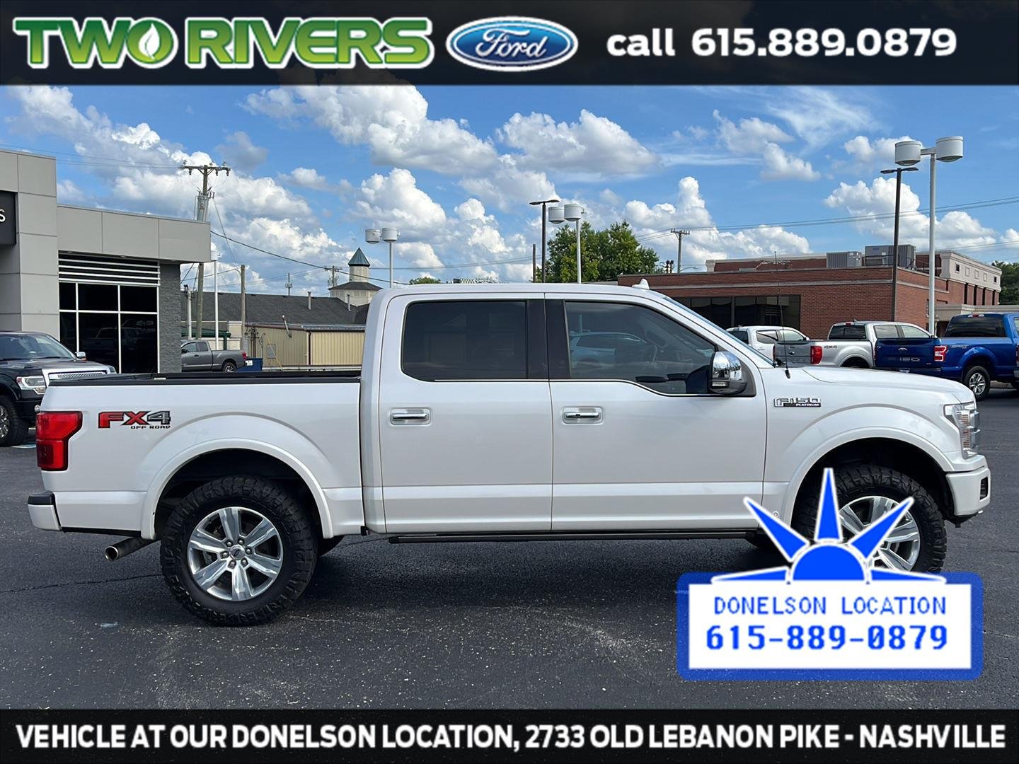 Used 2018 White Platinum Tri-Coat Metallic Ford Platinum image 16