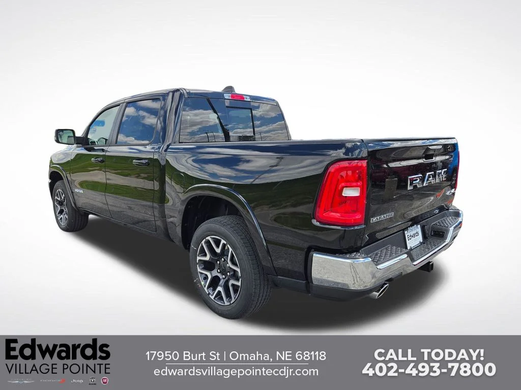 New 2026 Diamond Black Crystal Pearl-Coat Exterior Paint RAM Laramie image 5