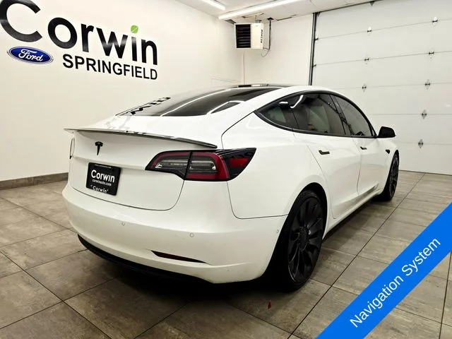 Used 2021 Pearl White Multi Tesla Performance image 5
