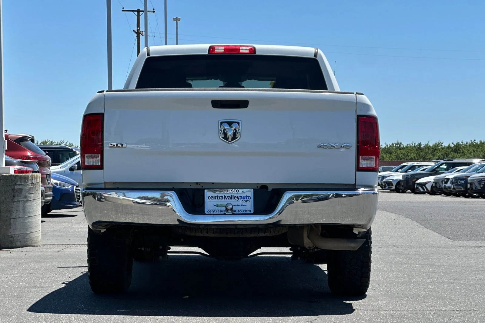 Used 2023 Bright White Clearcoat Ram SLT image 5
