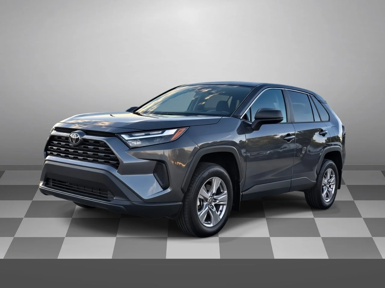 Used 2023 Magnetic Gray Toyota LE image 2