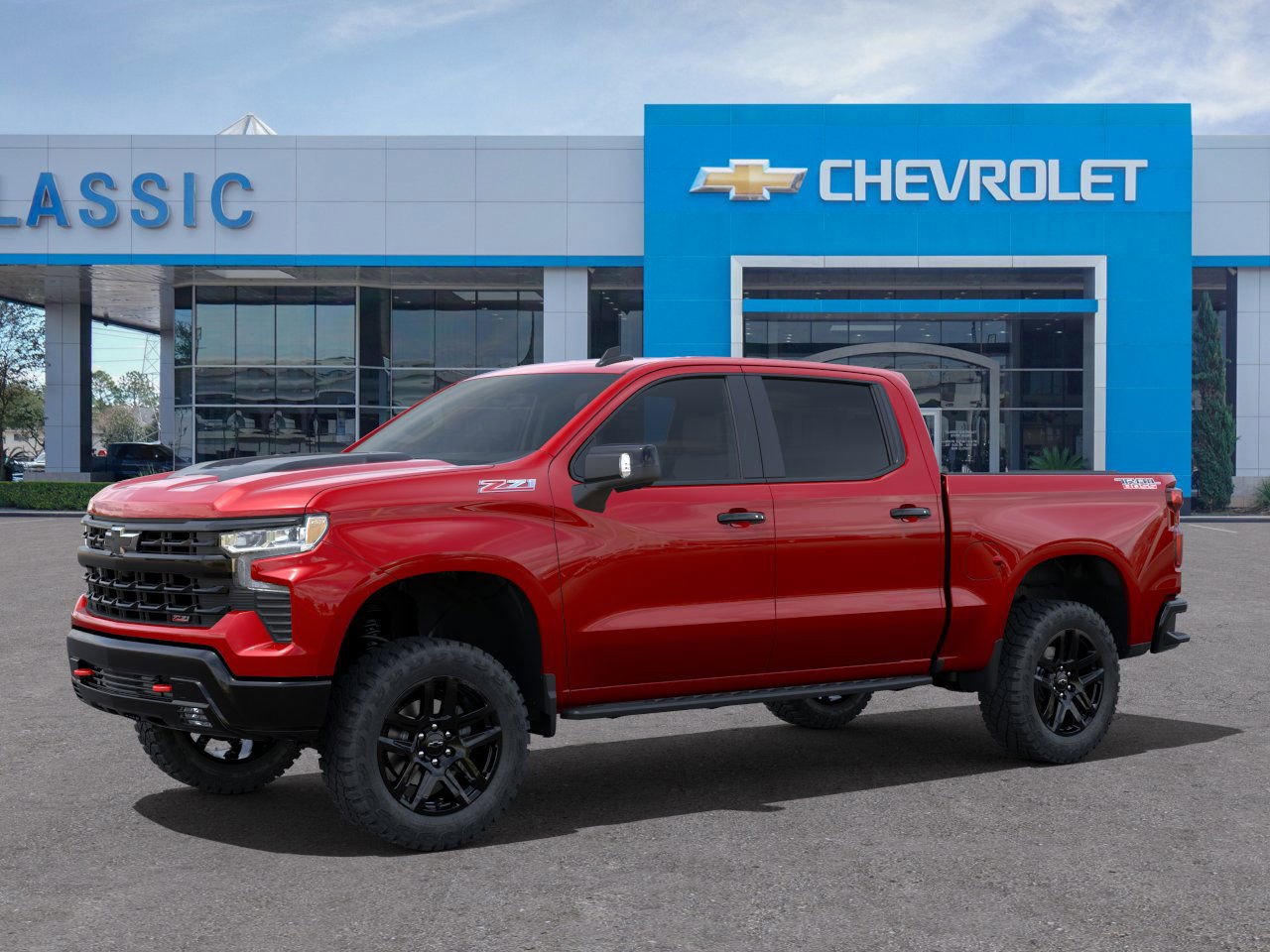 2025 Chevrolet Silverado 1500 LT Trail Boss Red at Classic Elite Chevrolet Hwy 6