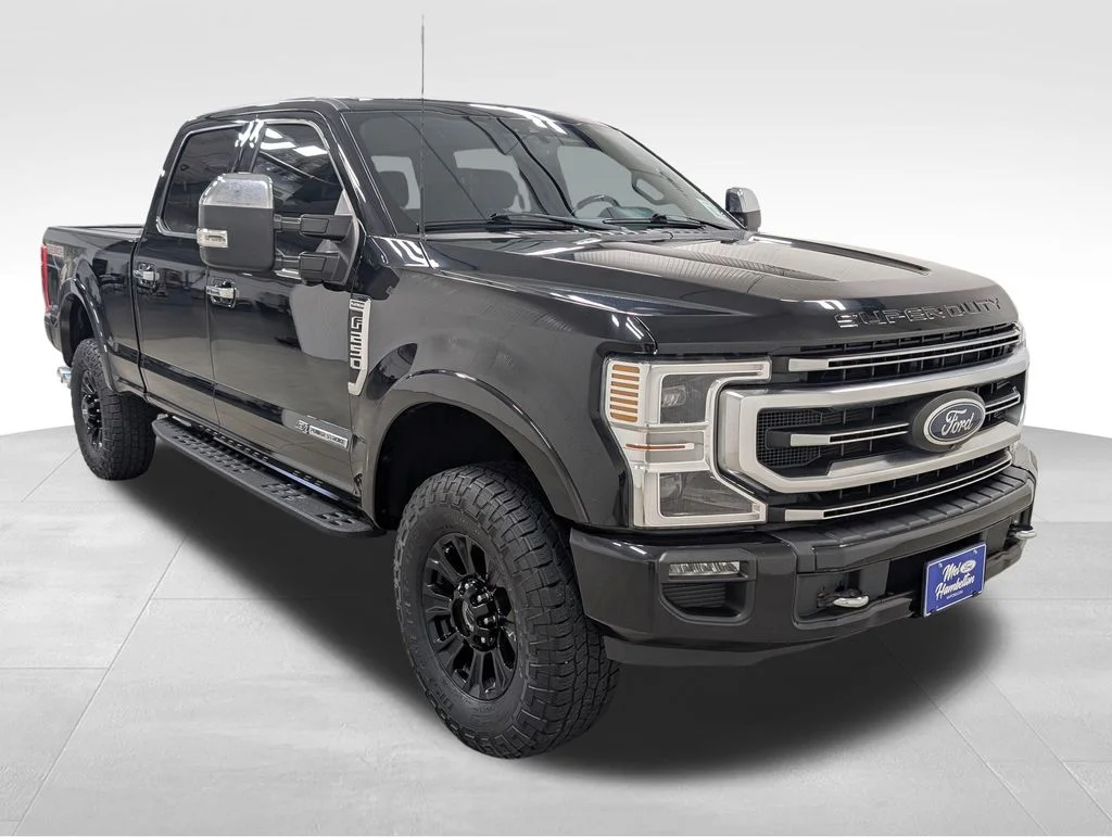 Certified Used 2021 Agate Black Metallic Ford Platinum image 22