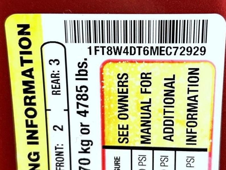 Used 2021 Rapid Red Metallic Tinted Clearcoat Ford Lariat image 26