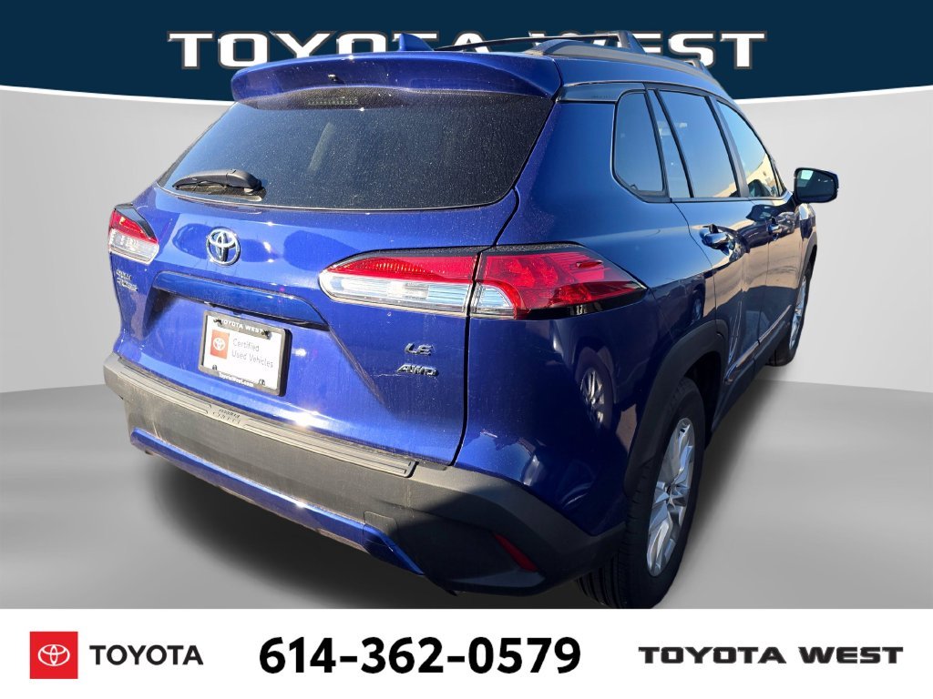 Used 2023 Blue Toyota LE image 8