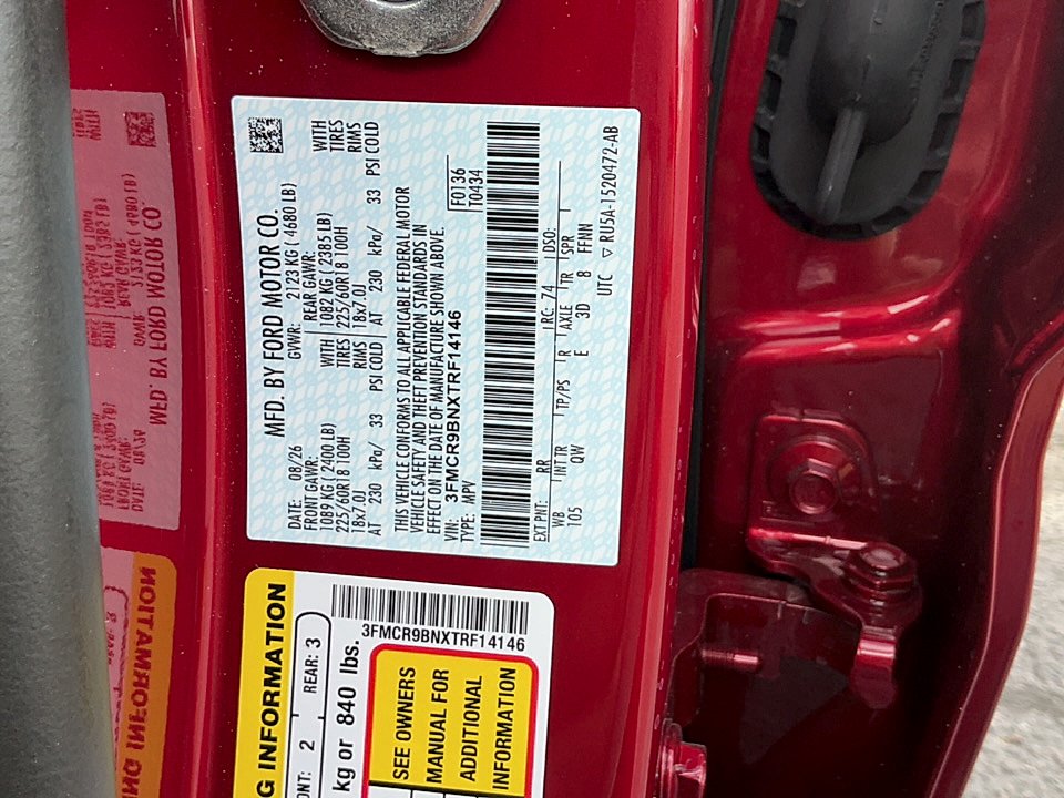 New 2026 Ruby Red Metallic Tinted Clearcoat Ford Big Bend® image 19