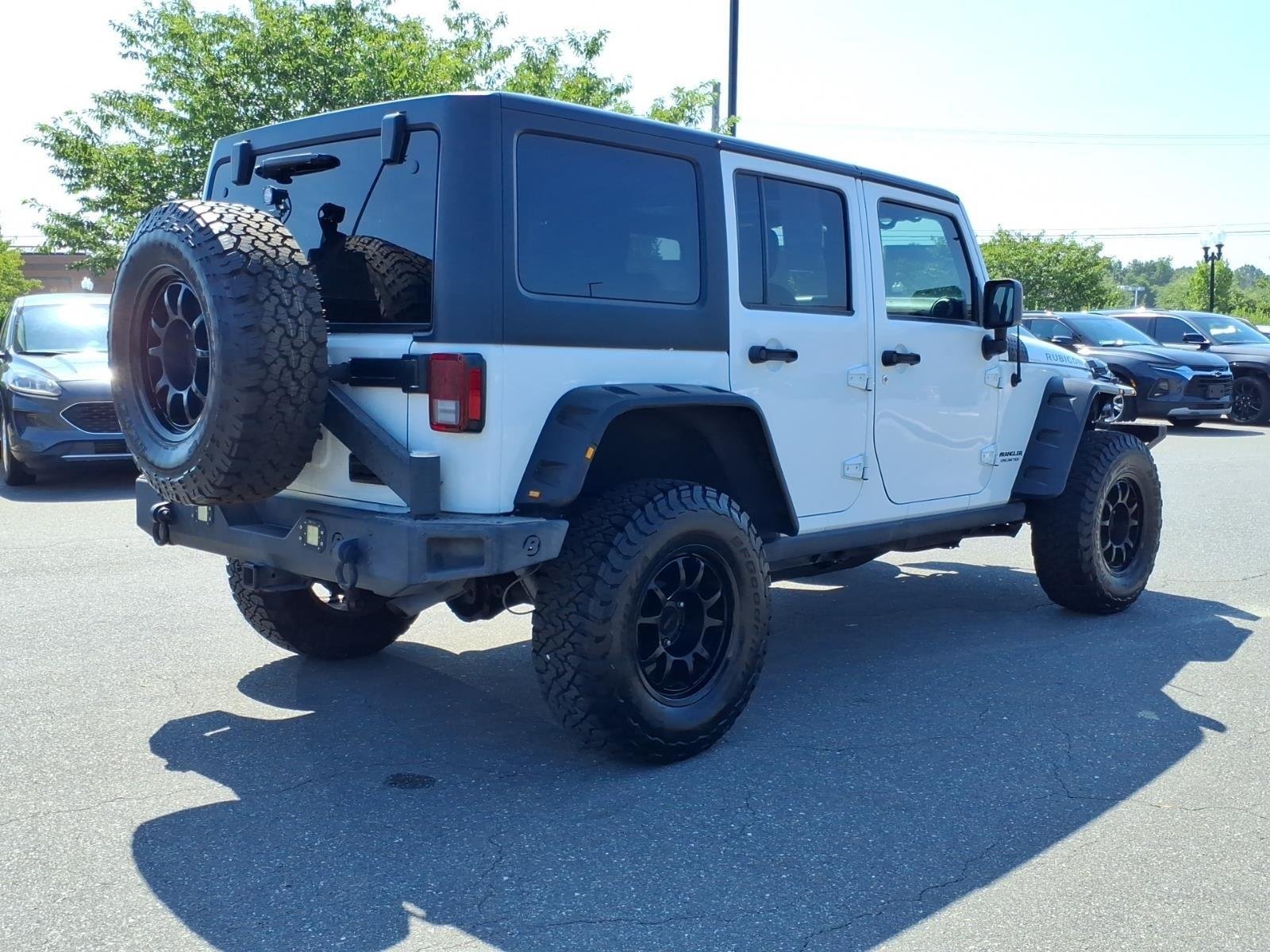 Used 2017 Bright White Clearcoat Jeep Rubicon image 2