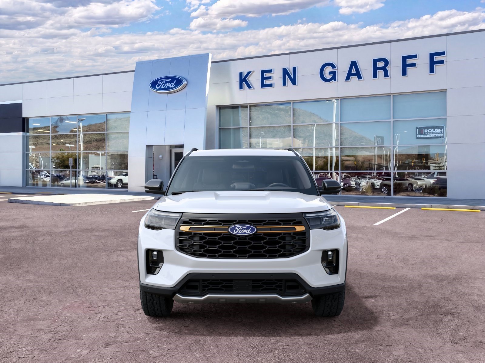 New 2027 Star White Metallic Tri-Coat Ford Tremor image 3