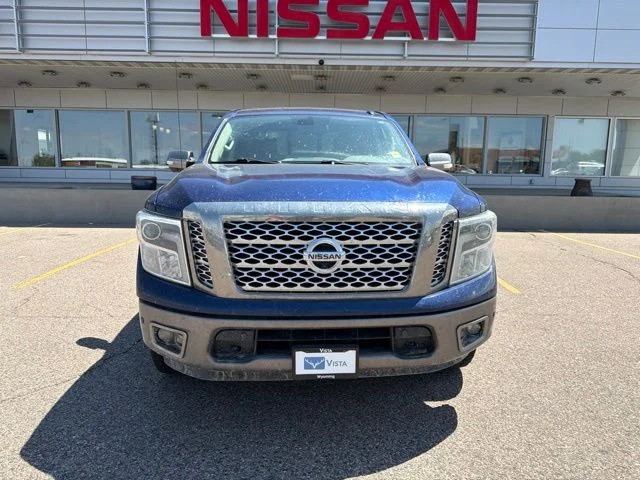 Used 2017 Deep Blue Pearl Nissan Platinum Reserve image 2