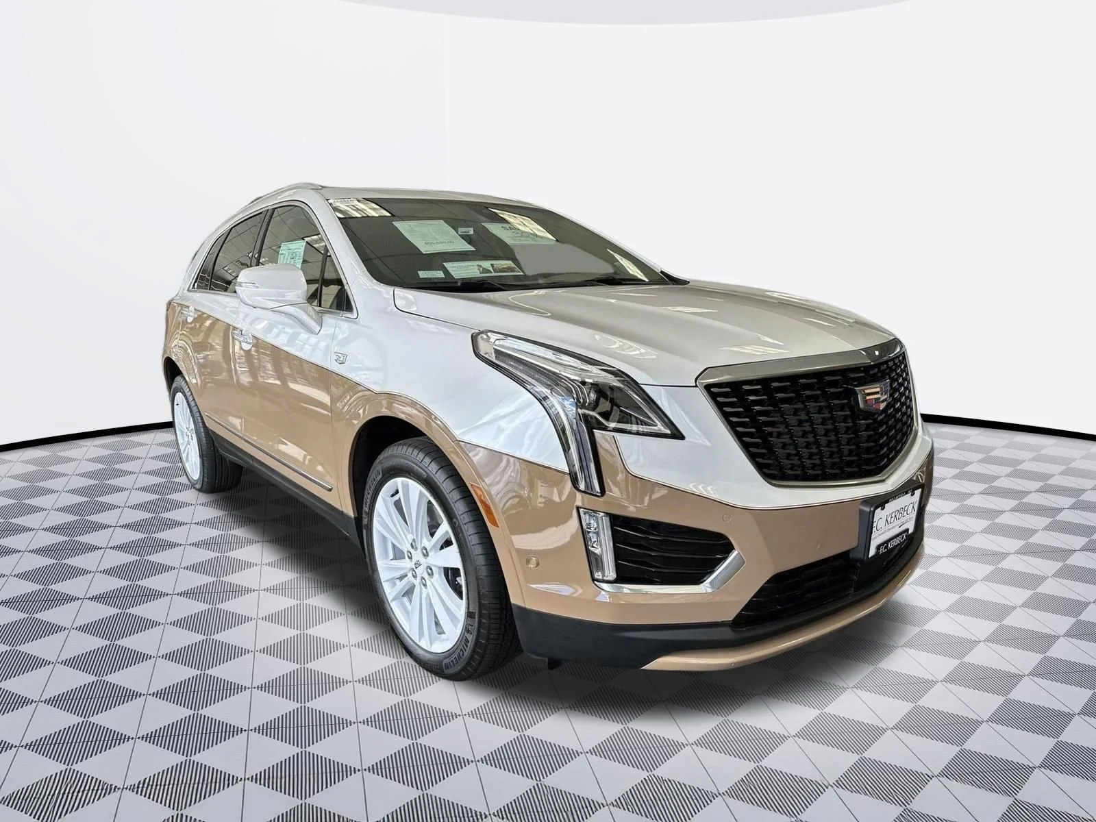 Used 2024 Crystal White Tricoat Cadillac AWD Premium Luxury image 3