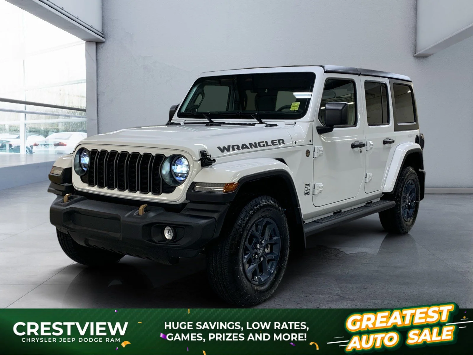 New 2026 Bright White Jeep 85th Anniversary image 1