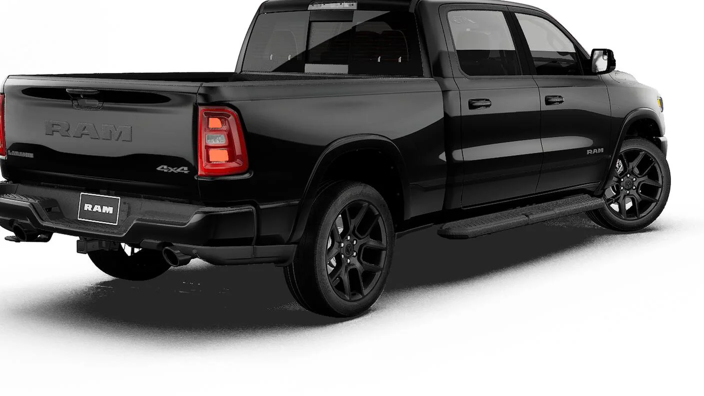 New 2027 Diamond Black Crystal Pearl-Coat Exterior Paint RAM LARAMIE image 14