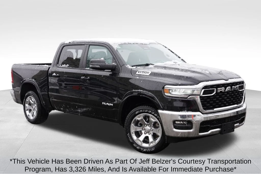 New 2026 Diamond Black Crystal Pearl-Coat Exterior Paint RAM Big Horn image 1