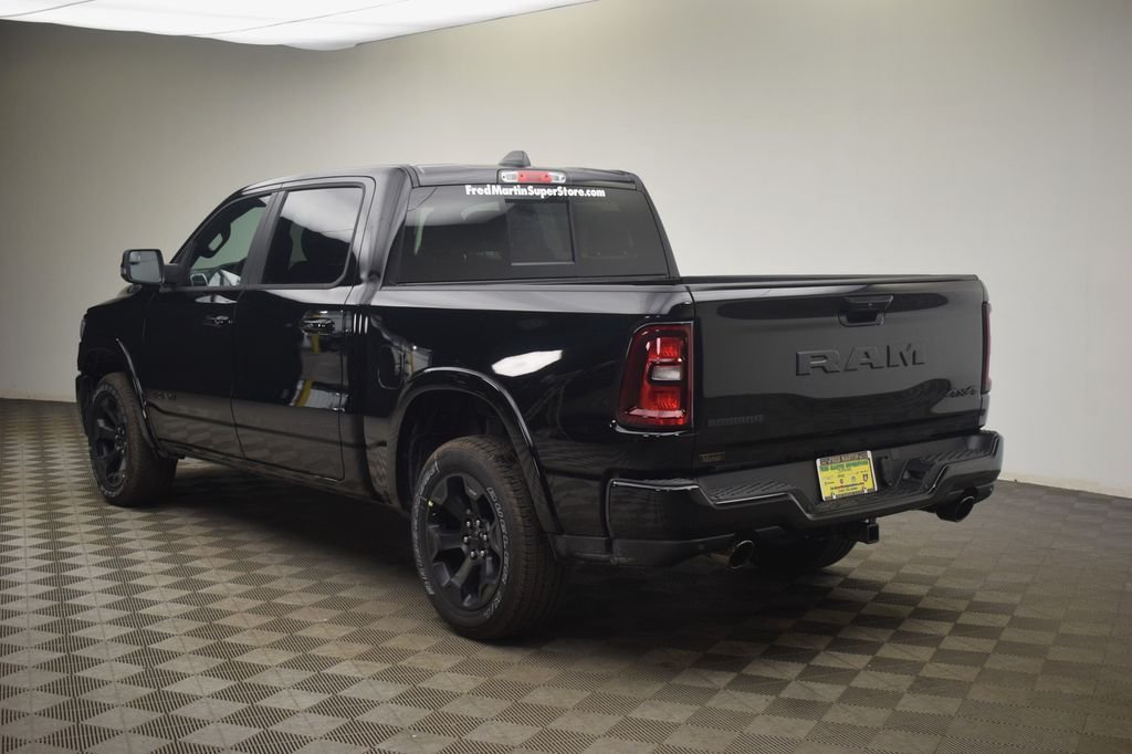 New 2026 Diamond Black Crystal Pearl-Coat Exterior Paint RAM Big Horn/Lone Star image 12