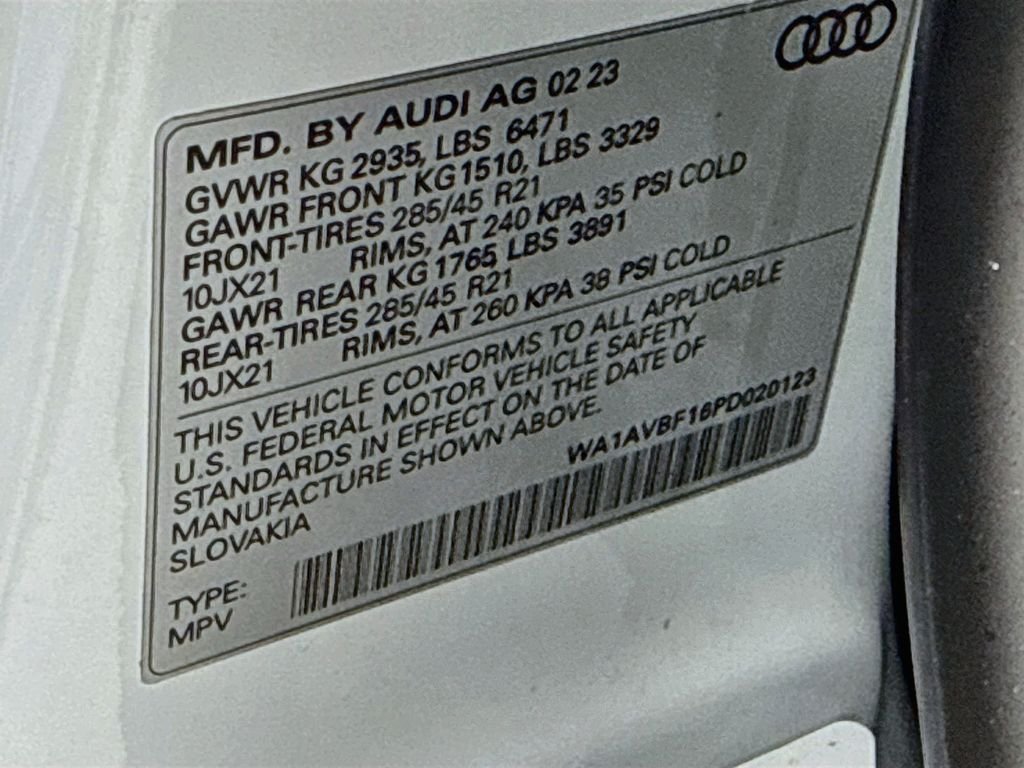Used 2023 White Audi 55 Premium image 33
