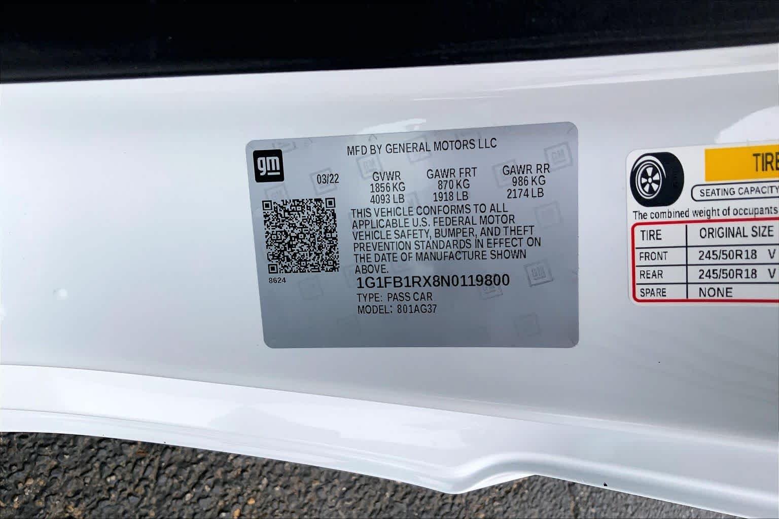 Used 2022 Summit White Chevrolet 1LT image 37