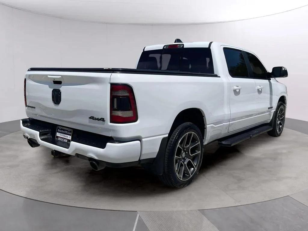 Used 2021 Bright White Clearcoat Ram Sport image 5