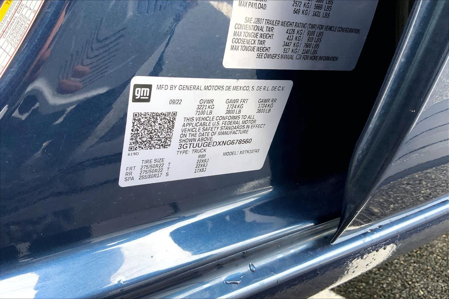 Used 2022 Pacific Blue Metallic GMC Denali image 36