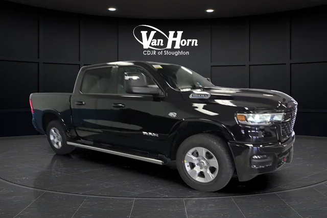 New 2026 Diamond Black Crystal Pearl-Coat Exterior Paint RAM Big Horn/Lone Star image 43