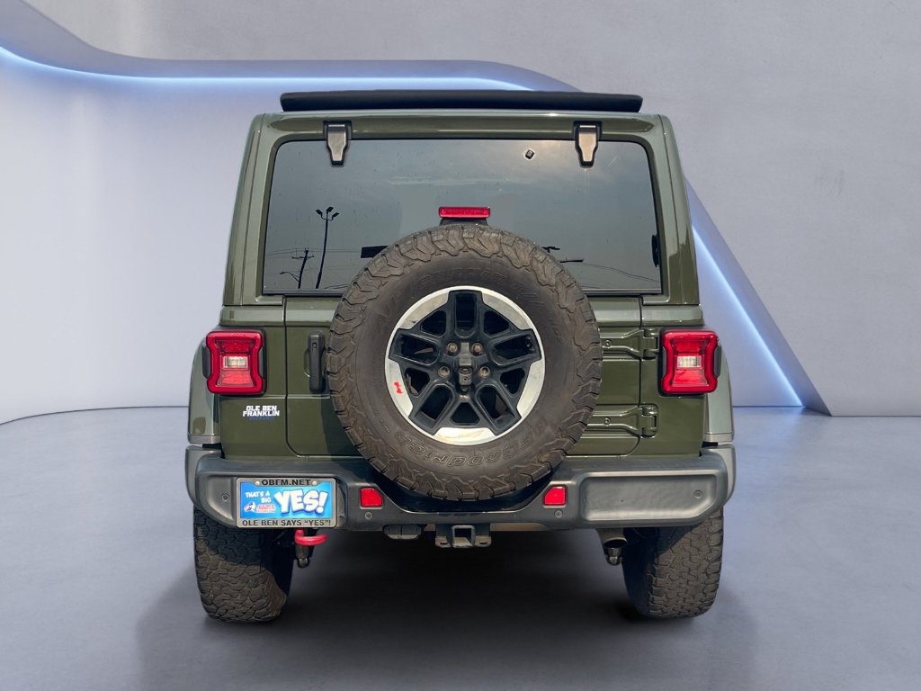 Used 2021 Sarge Green Clearcoat Jeep Unlimited Rubicon image 19