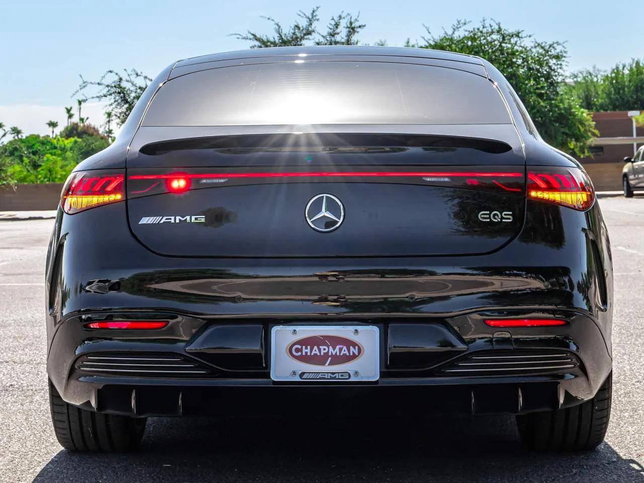 Used 2022 Obsidian Black Metallic Mercedes-Benz AMG® EQS image 8
