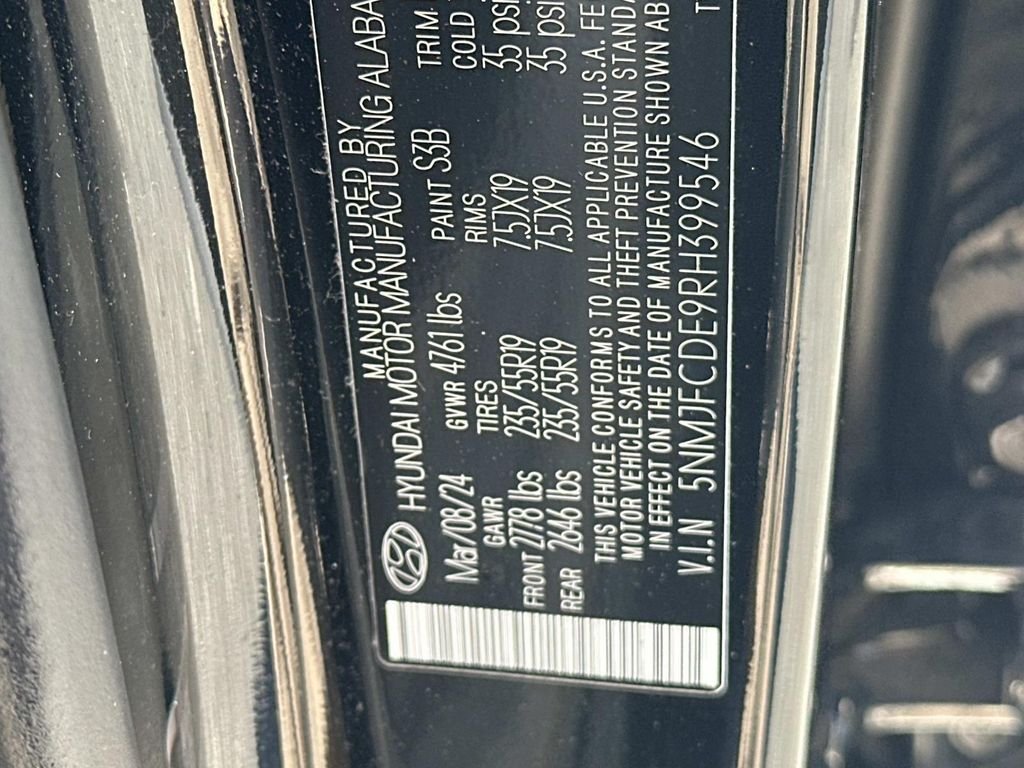 Certified Used 2024 Black Hyundai SEL image 30