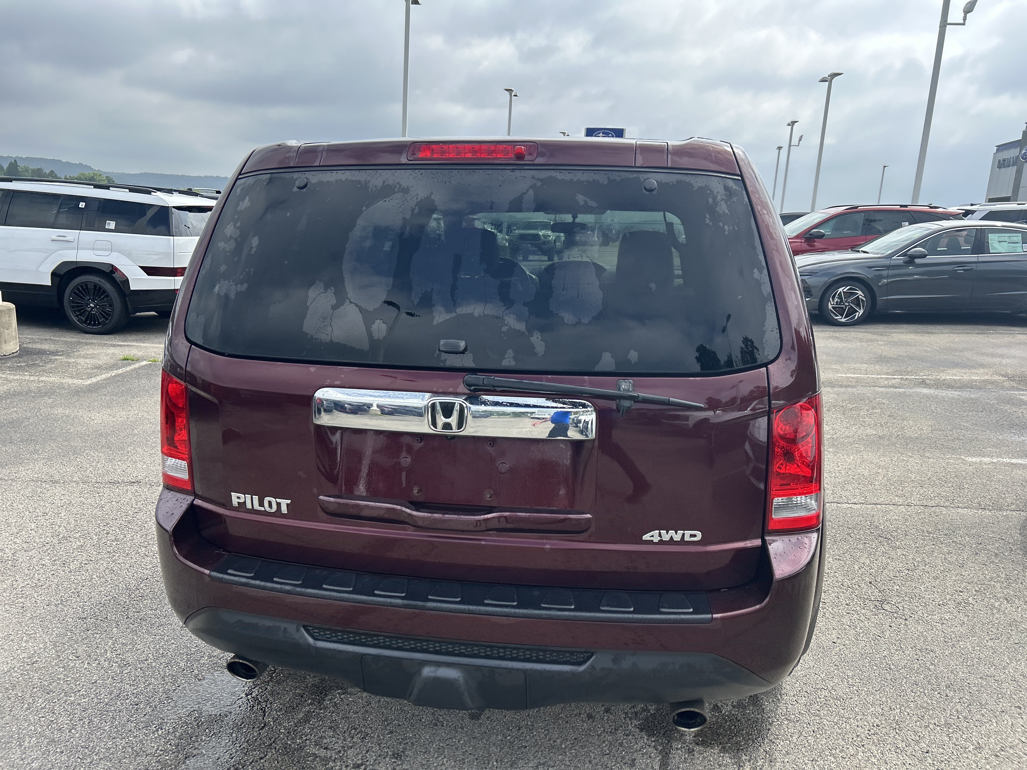 Used 2014 Dark Cherry Pearl Honda EX image 5