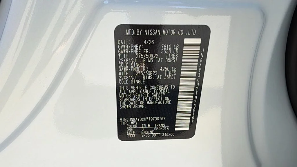 New 2026 Everest White TriCoat Nissan Platinum Reserve image 36