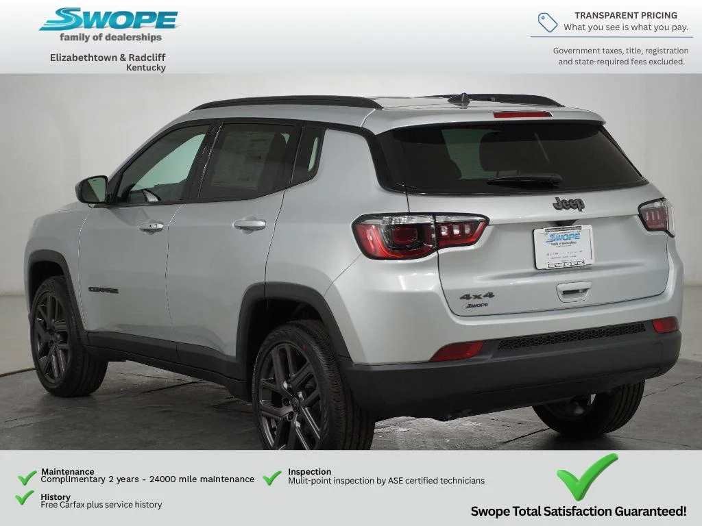New 2026 Silver Zynith Metallic Clear-Coat Exterior Paint Jeep Latitude Altitude image 5